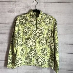 Fleece pullover Columbia half zip Green XL
